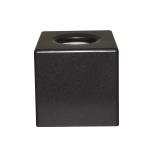 Black Cube Tissue Box Cover